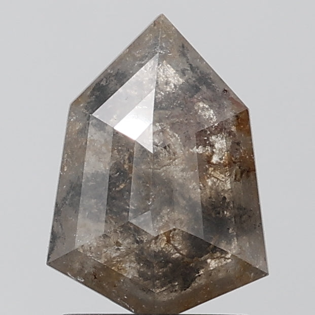 1.45 ct. Shield Stepcut Natural salt and papper Diamond