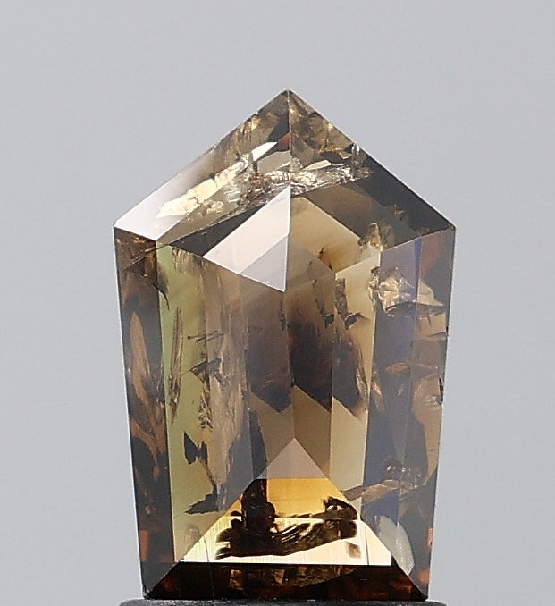 1.73 ct. Shield Stepcut Natural Brown colour Diamond