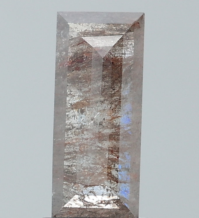 1.27 ct. Baguette Rosecut Natural Salt and pepper Rustic Diamond