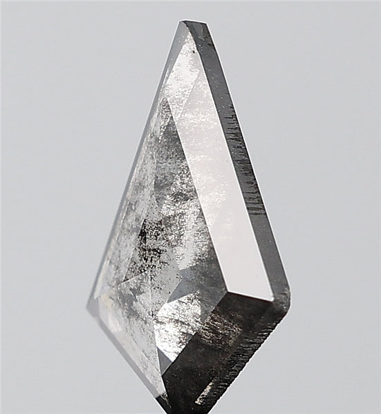 1.44 ct kite Stepcut Salt and pepper Lab Grown Diamond