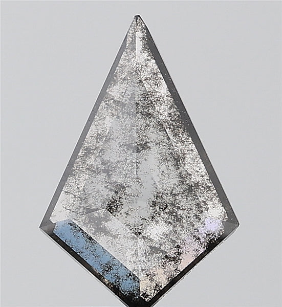 1.44 ct kite Stepcut Salt and pepper Lab Grown Diamond