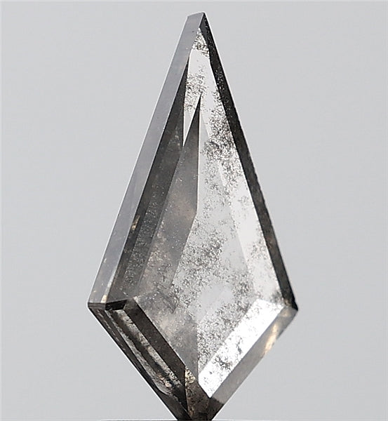 1.39 ct. kite Stepcut Salt and pepper Lab Grown Diamond