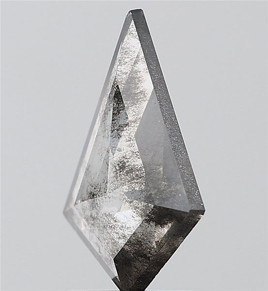 1.39 ct. kite Stepcut Salt and pepper Lab Grown Diamond