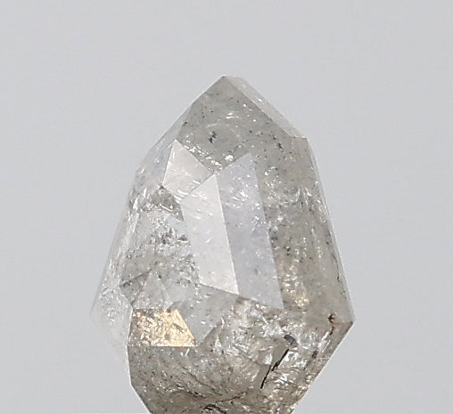 0.83 ct. Shield Stepcut Natural Salt and pepper Diamond