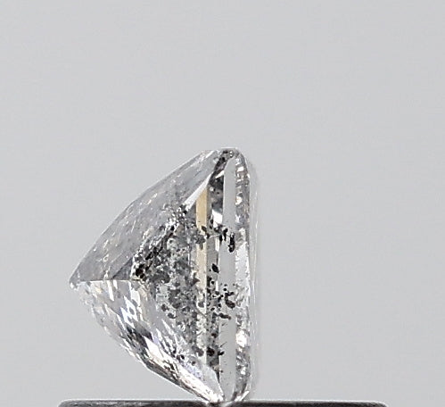 0.60 ct. Princess Cut Natural Salt and pepper Diamond