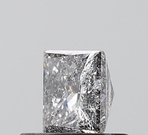 0.60 ct. Princess Cut Natural Salt and pepper Diamond