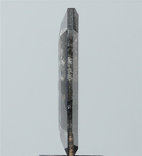 2.38 ct. Emrald Stepcut Salt and pepper Lab Grown Diamond