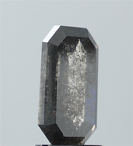 2.31 ct. Emrald Stepcut Salt and pepper Lab Grown Diamond