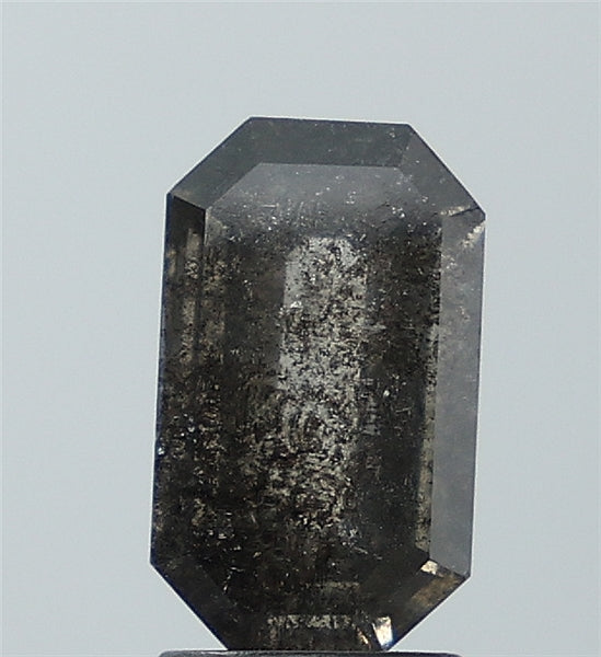 2.31 ct. Emrald Stepcut Salt and pepper Lab Grown Diamond