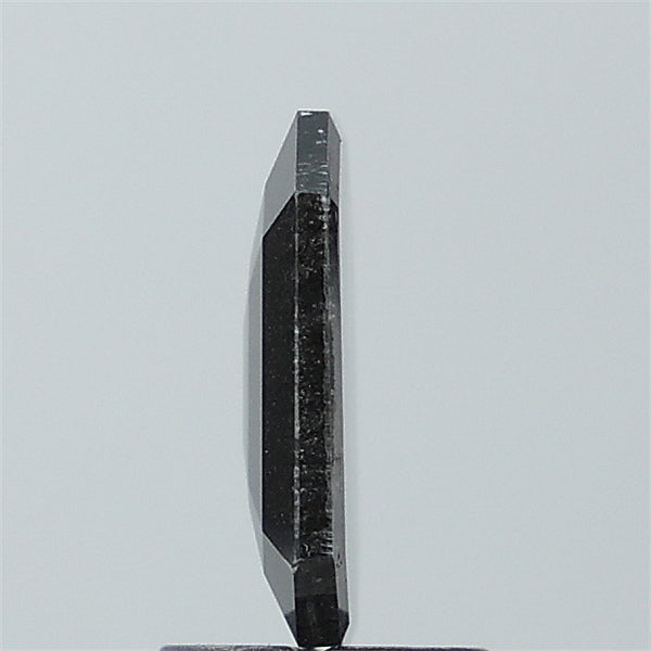1.54 ct. Emrald Stepcut Salt and pepper Lab Grown Diamond