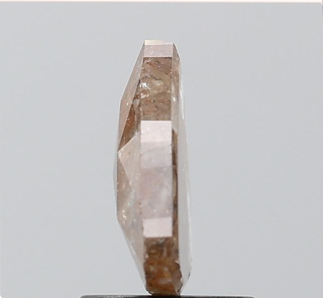 1.63 ct. Trillion Rose Cut Natural Red Colour Rustic Diamond