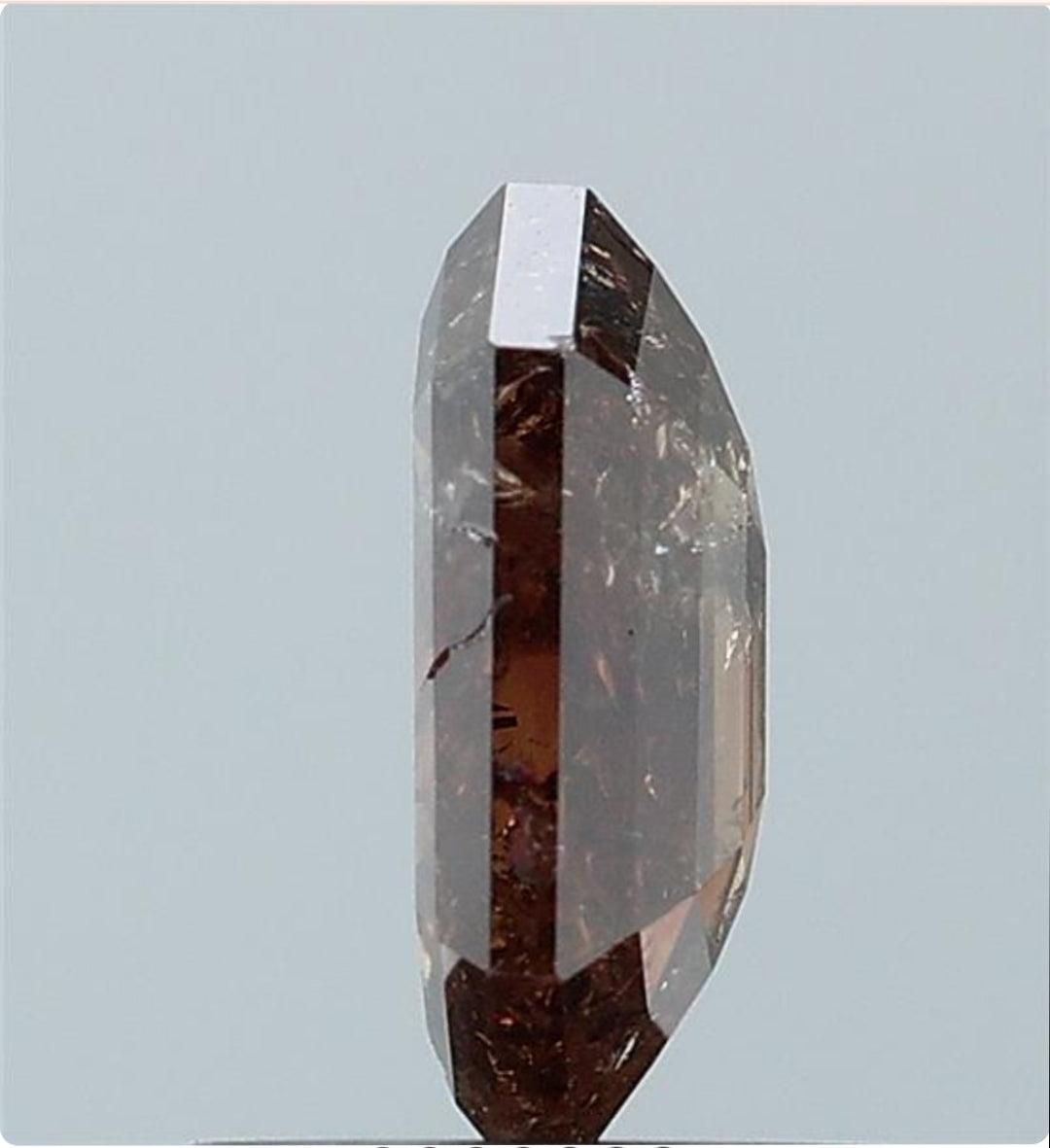 1.04 ct. Hexagon Stepcut Natural Fancy Brown Colour Diamond