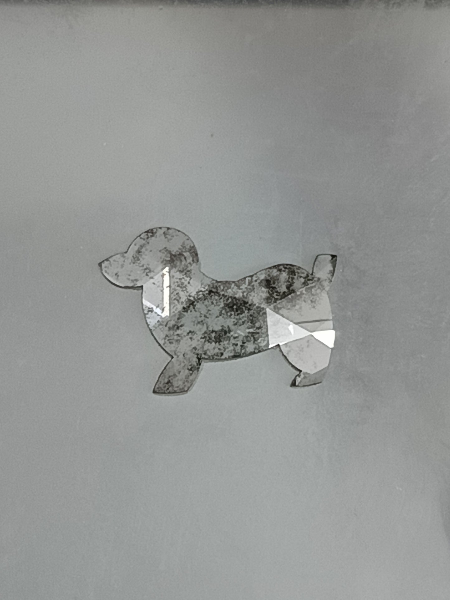 1-1.66 ct. Dog Rosecut Salt and pepper Lab Grown Diamond