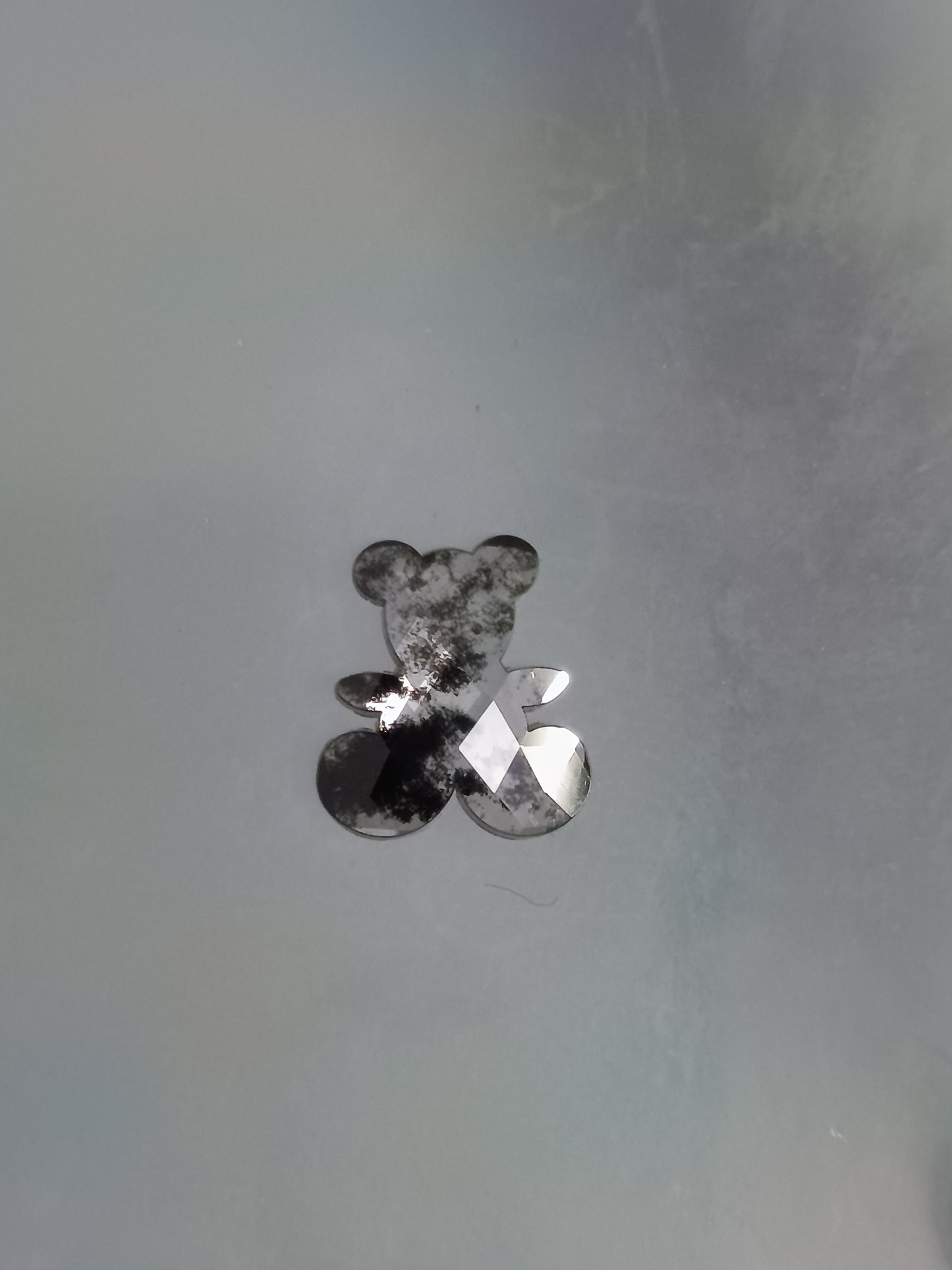 1-1.08 ct. Teddy Bear Rosecut Salt and pepper Lab Grown Diamond