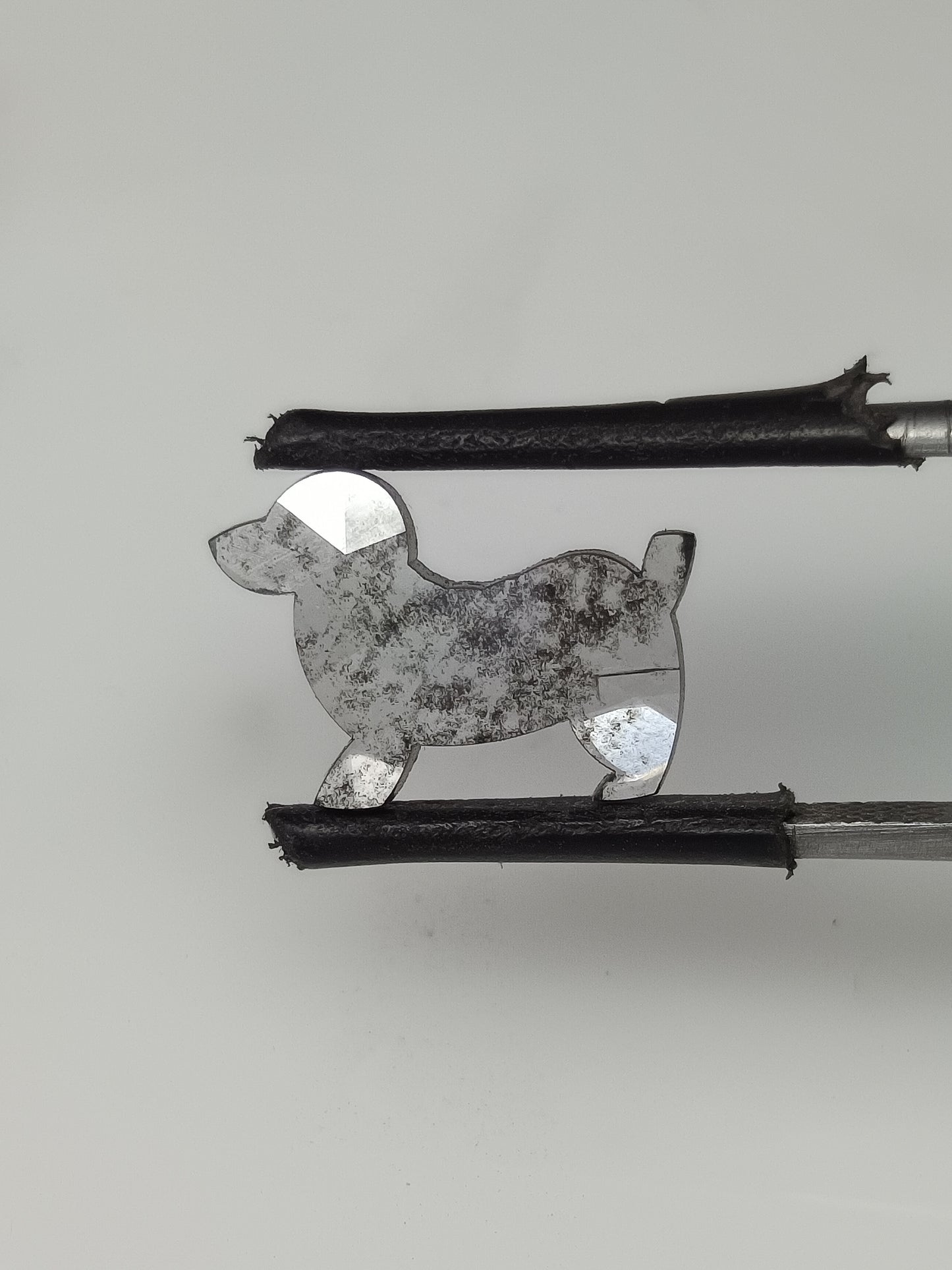 1-1.66 ct. Dog Rosecut Salt and pepper Lab Grown Diamond