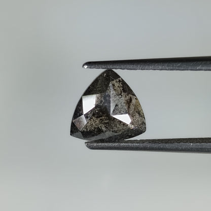 2.13 Ct.  Trillion Rosecut Natural Salt and papper Rosecut Diamond