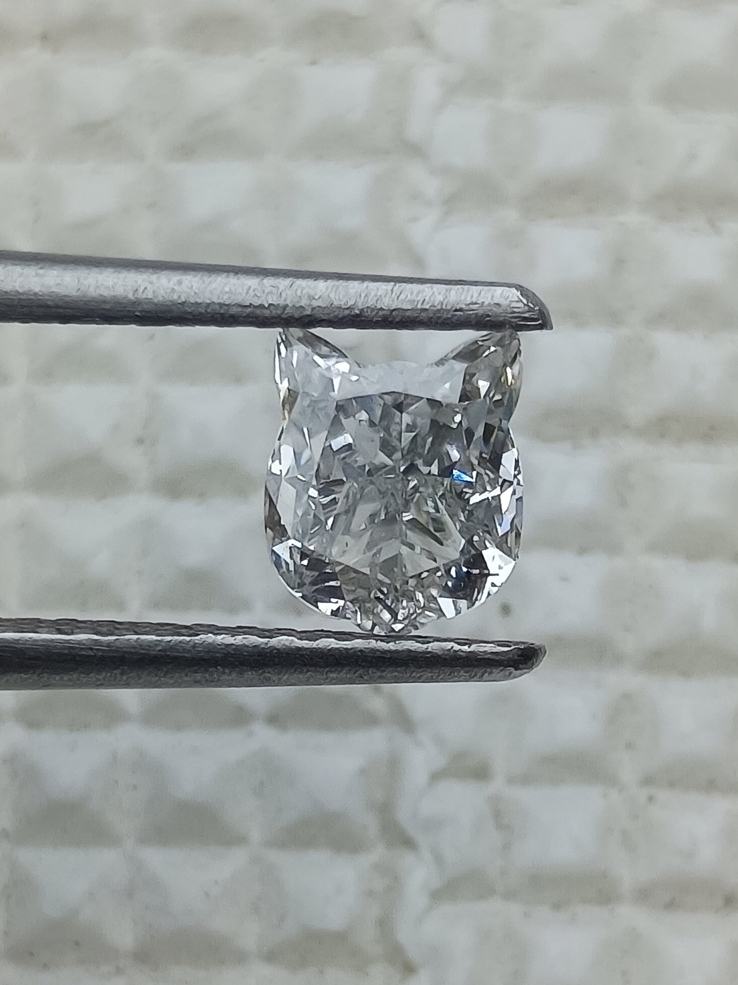 0.92 ct. Cat had cut.       Lab Grown Diamond