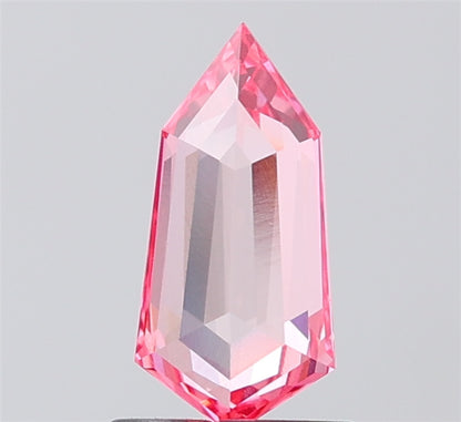 0.88 ct. Shield Stepcut Pink Color Leb Grown Diamond