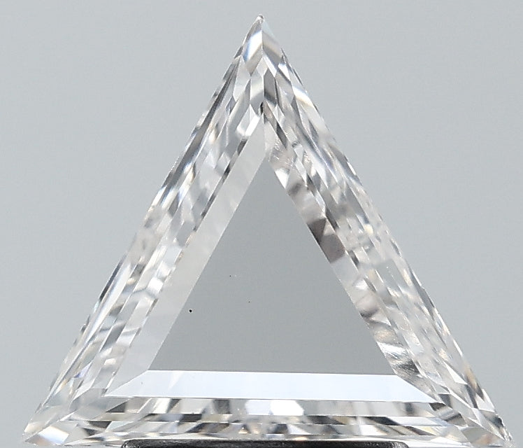 1.24 ct.  Triangle Shape Portrait Cut White Lab Grown Diamond