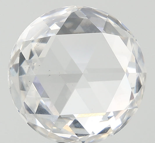 1.70 ct. 8-mm-Round Rose Cut White Lab Grown Diamond