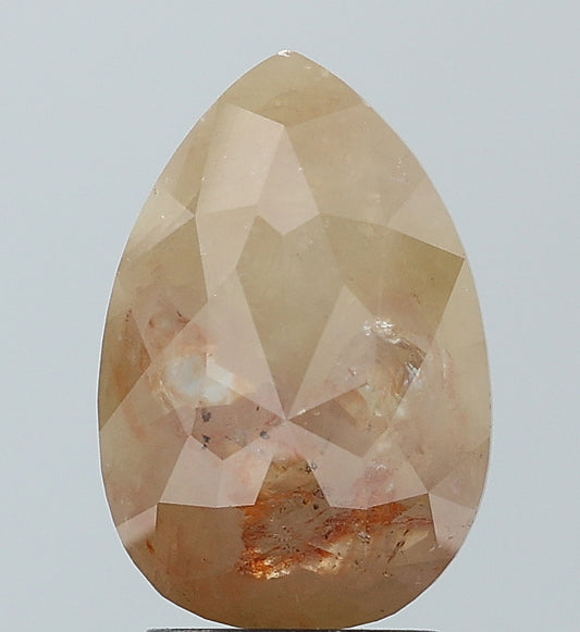 3.01 ct. Pear Rose Cut Natural Rustic Diamond