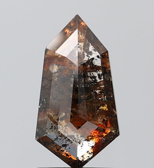 1.81 ct. Shield Stepcut Natural Brown Colour Diamond