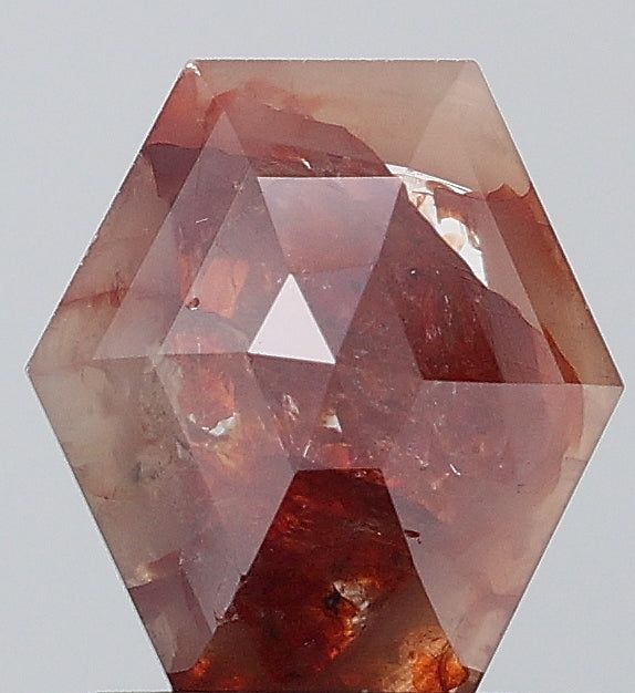 1.21 ct. Hexagon Step Cut Rad Colour Rustic Diamond