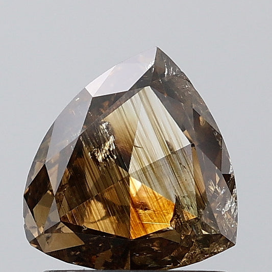 1.40 ct. Trillion Rose Cut Natural Brown Colour Diamond