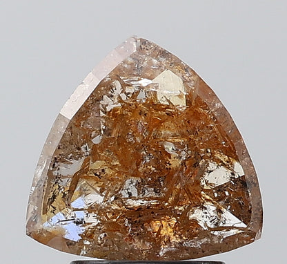 1.63 ct.  Trillion Rose Cut Natural Red Colour Rustic Diamond