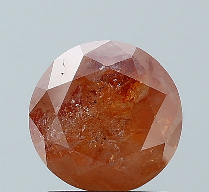 1.82 ct. Round Brilliant Cut Natural Red Colour Rustic Diamond