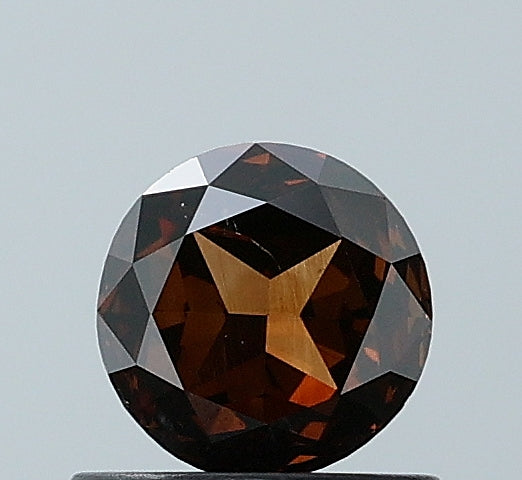 0.82 ct. Round Modified Cut Natural Fancy Brown Colour Diamond