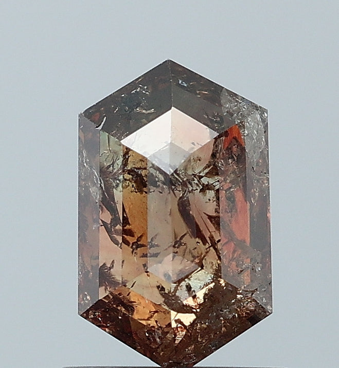 1.04 ct. Hexagon Stepcut Natural Fancy Brown Colour Diamond