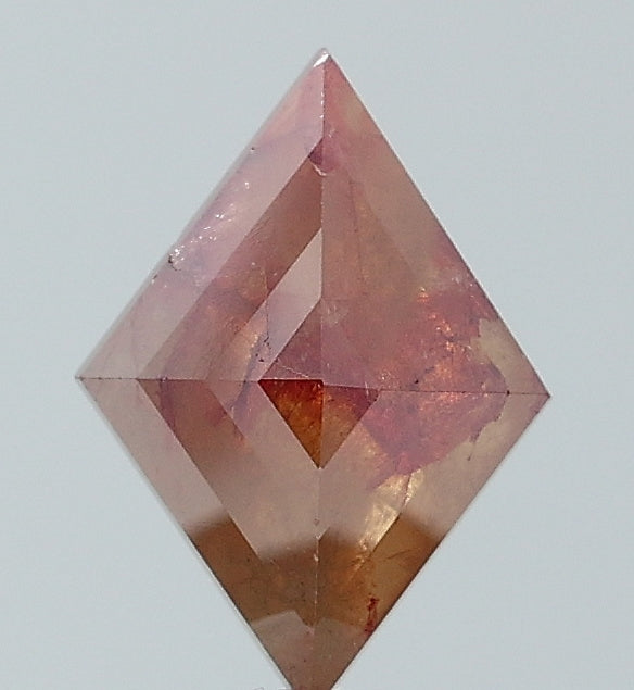 1.46 ct. Lozenge Stepcut Natural Red Colour Rustic Diamond