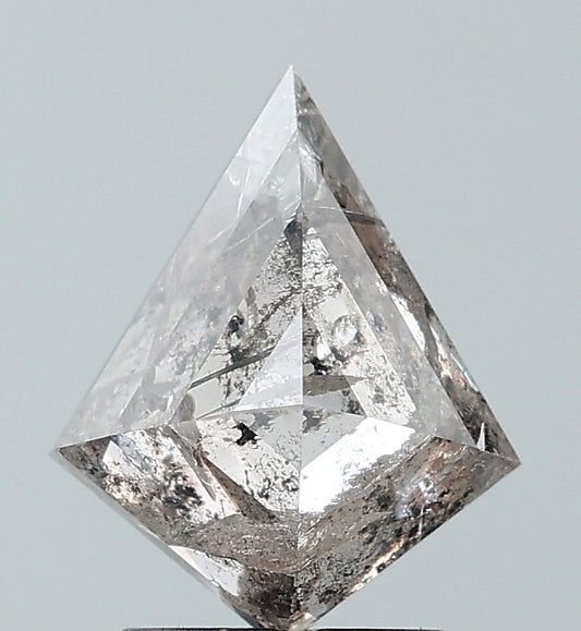 2.52 ct. Kite Stepcut Natural Salt and pepper Diamond