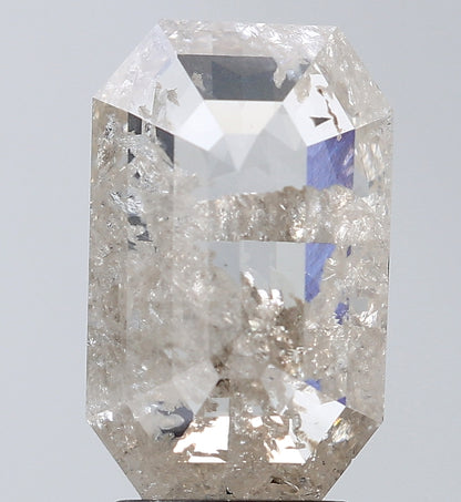 3.52 ct. Emrald Stepcut Rustic Lab Grown Diamond