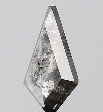 1.44 ct kite Stepcut Salt and pepper Lab Grown Diamond