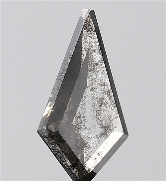 1.44 ct kite Stepcut Salt and pepper Lab Grown Diamond