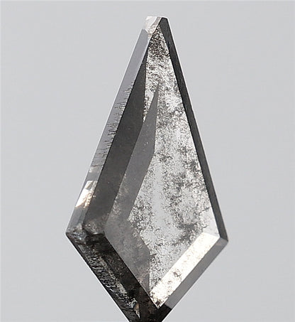 1.44 ct kite Stepcut Salt and pepper Lab Grown Diamond