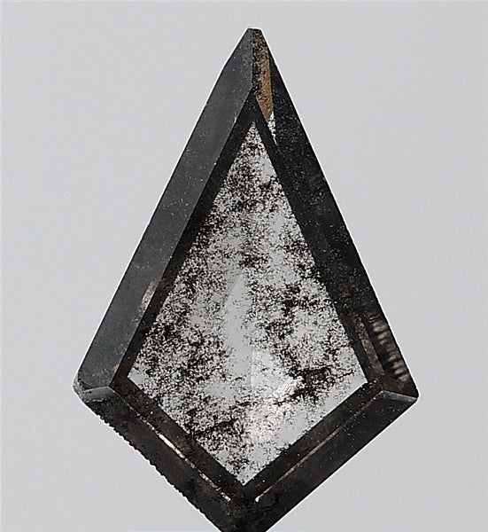 1.44 ct kite Stepcut Salt and pepper Lab Grown Diamond