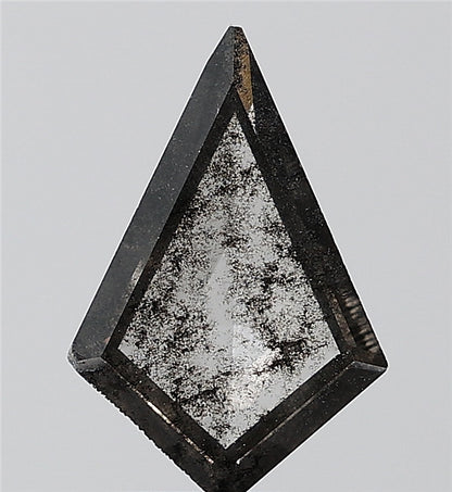 1.44 ct kite Stepcut Salt and pepper Lab Grown Diamond
