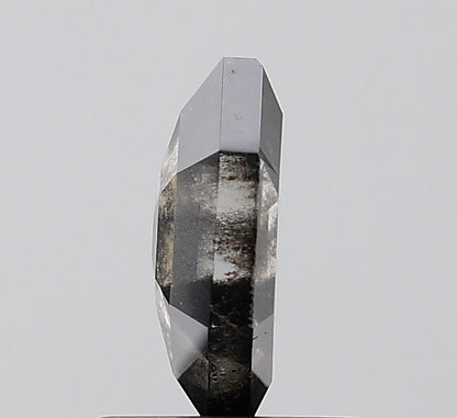 1.15 ct. Hexagon Stepcut Salt and pepper Lab Grown Diamond