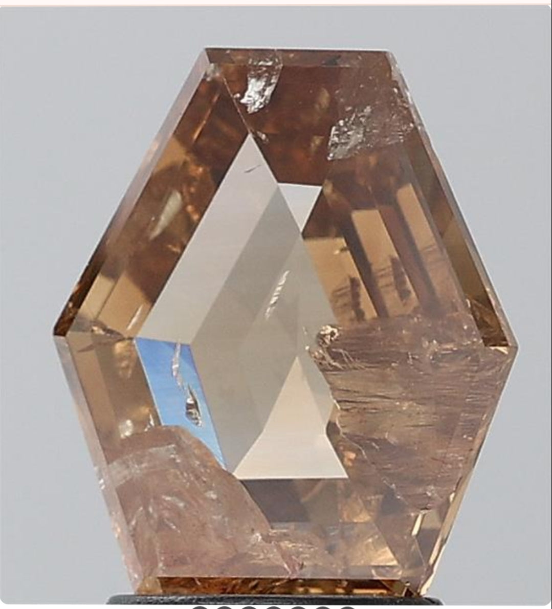 1.96 Shield Stepcut Natural Brown Colour Diamond