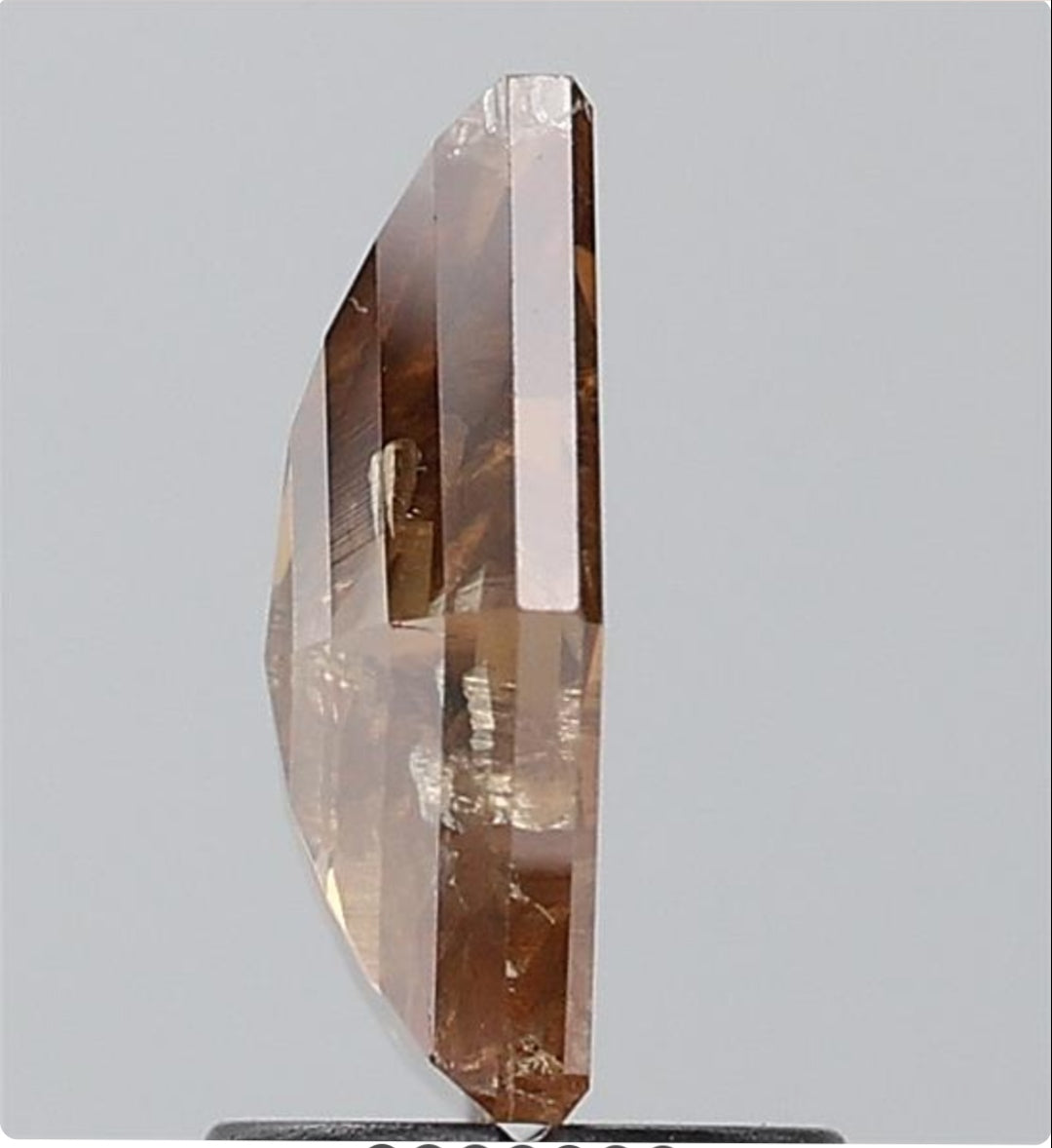 1.96 Shield Stepcut Natural Brown Colour Diamond