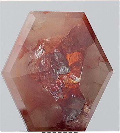 1.21 ct. Hexagon Step Cut Rad Colour Rustic Diamond