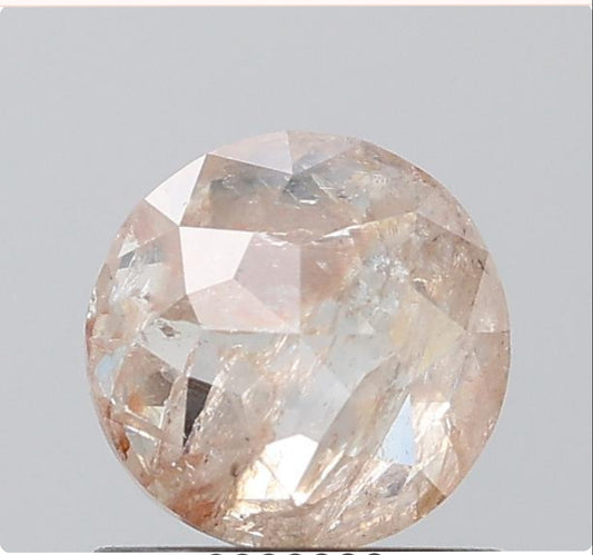 0.99 ct. Round Rosecut Natural White Rustic Diamond