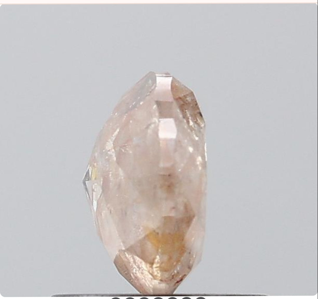 0.99 ct. Round Rosecut Natural White Rustic Diamond