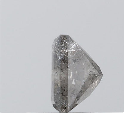 1.39 ct. Princess Cut Natural Salt and pepper Diamond