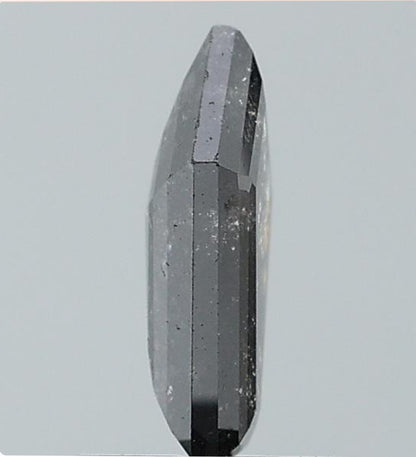 0.94 ct. Shield Stepcut Natural Salt and pepper Diamond