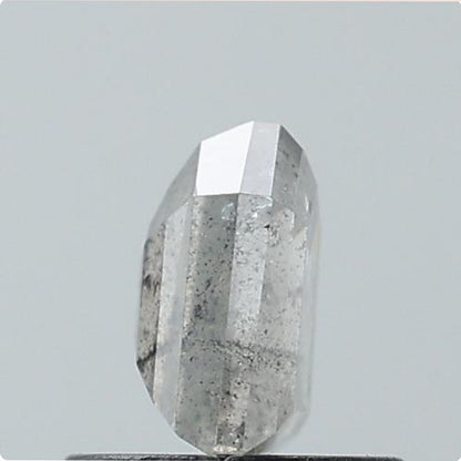 0.81 ct. Shield Stepcut Natural Salt and pepper Diamond