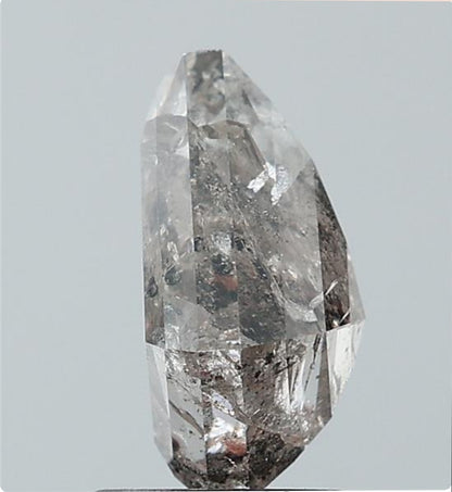 2.52 ct. Kite Stepcut Natural Salt and pepper Diamond